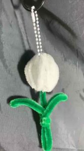 Gantungan tas bagcharm tulip cantik