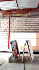 BOOTH PORTABLE MEJA LIPAT UNTUK JUALAN ROMBONG LIPAT FREE DESAIN