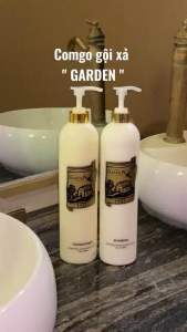 [Bán chạy] Cặp gội xả Garden trắng 1100ml – Thơm nước hoa dưỡng tóc suôn mượt