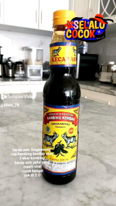 kecap asin kambing kembar sin nyun hin asli Singkawang kemasan 320 ml