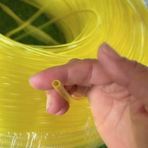 สายน้ำมัน สีเหลือง 3.5มิล*5มิล แพคละ10เมตร  3.5*5มิล เครื่องตัดหญ้า เลื่อย รถมอไซค์ สาย