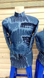 KEMEJA BATIK COUPLE AYAH DAN ANAK BAHAN KATUN SOLO PREMIUM 40S
