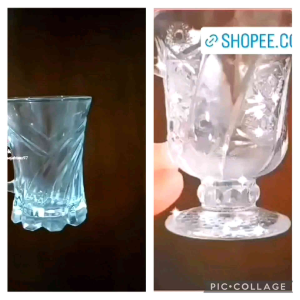 isi 6 gelas kecil aisha / cangkir turky turki/ tea set arab/ gelas sahi