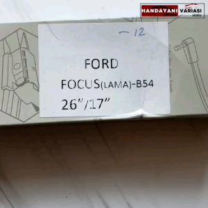 Wiper Kaca Depan Khusus Ford Focus Ukuran 26 Inch & 17 Inch