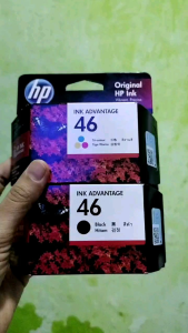 HP 46 Black Colour  CZ637AA Cartridge Tinta Printer 2020HC 2520HC 2029 2529