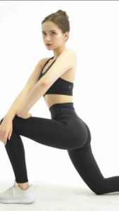 Set Đồ Tập Yoga Gym Hibi Sports H161 Kiểu 4 Dây Đan Nơ Cổ Tròn Kèm Mút Ngực