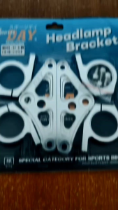 BRACKET KUPINGAN PANGKON LAMPU UNIVERSAL CNC 31 MM 33 MM GL PRO MAX TIGER MEGAPRO VERZA NINJA VIXION SCORPIO SPORT DAY ORIGINAL