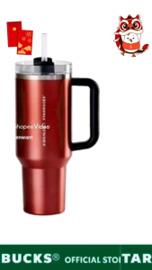 Starbucks Waterbottle SS 40oz Winter CNY Red