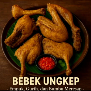Bebek Ungkeb Jumbo Dapur Aldhiaz dg berat 12-14 kg free sambal