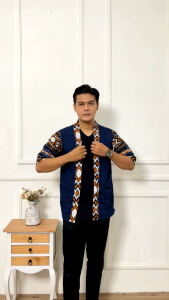 Kimono Pria Tenun Ikat Ory Troso Pekalongan: Outer Outfit Kondangan