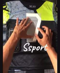 Sablon nama dan no punggun / Logo polyplax / sablon polyplax / sablon pres / sablon setrika / sablon nama / sablon nomer / sablon baju / sablon jersey