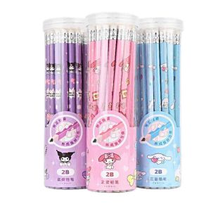 พร้อมส่ง ดินสอ2B ลายการ์ตูนSanrio ยกกล่อง30แท่ง ดินสอไม้ ใส้ไม่หักง่าย เครื่องเขียน อุปกรณ์การเรียน