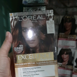 Loreal Paris Cat Rambut Excellence Fashion Ultra Light Natural Brown 6.35