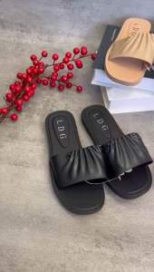 sandal selop wanita karet jelly model polos LDG