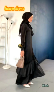 Santorini Dress Gamis Polos Terbaru