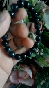 Vòng tay đá Thạch anh tóc xanh (Green Rutilated Quartz) size 10li -5A Vip  đá thiên nhiên