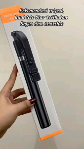 Tongsis Tripod 1.7meter R1S L LED 360° Tingi170cm Selfie Stick With Remote Shutter Bluetooth