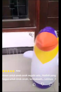 balon tinju penguin pasir 42 cm