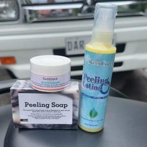 SkeenCare Trio 100ml Peeling Soap Lotion and Cream
