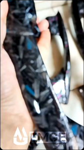 Behel Mio Sporty Smile Carbon Hidrograpic Carbon Forged Model Original behel mio smile Karbon forged