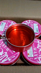 Augeas Pomade Hair Wax Water Based Strong Hold 130gr Natural Pomade Pria Wangi Tahan Lama 12 Jam Special Red