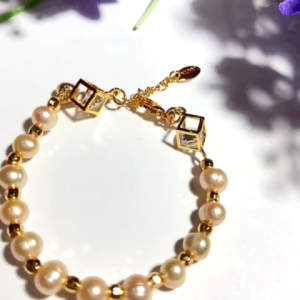 Gelang mutiara Lombok | gelang rhodium mutiara air tawar asli lombok