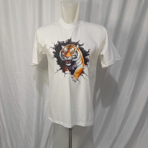 Kaos Animal 3D Tembus Tembok Cottonn Combed 24s Distro Lengan Pendek Pria dan Wanita