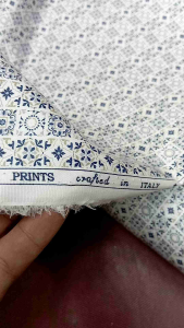 Kain Kemeja Katun Italy Kotak (Harga 1/2 Mtr)