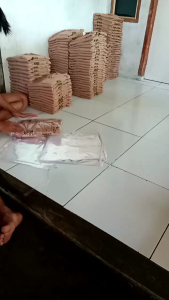 kmeja seragam sekolah lengan panjang siaga/lis..bahan oxspor