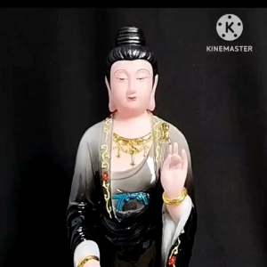 [ Cao 48 cm ] Tượng Địa Mẫu Nương Nương Chất liệu Bột Đá + Composite