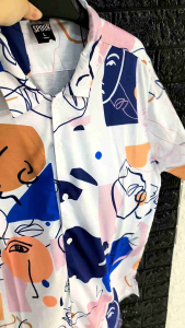 Kemeja Pria/Wanita Lengan Pendek | SPOON | Motif - Abstract Vol.2