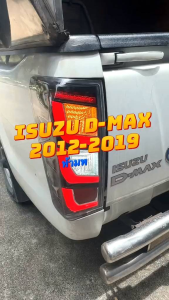 ไฟท้าย LED ทรงห้าง ISUZU D-MAX อีซูซุ ดีแม็กซ์ ปี 2024 สำหรับปี 2012-2019 เบ้าตรง ไม่ต้องแปลง