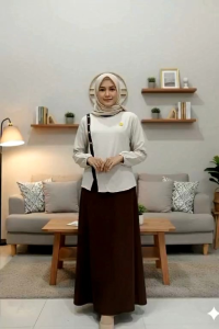 Ayra set rok setelan Rok wanita dewasa bahan rib knit japan premium model terbaru kekinian viral terlaris