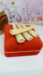 Pipa Tulang Kerbau Segi 6 Minimalis Kristal M165