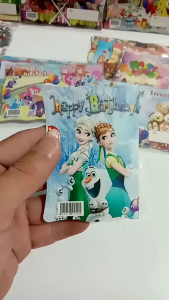 Kartu Undangan Ulang Tahun Anak / Kartu Ultah Karakter Anak / Kartu Undangan (5lmbr)