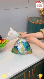 Tali penyegel camilan warna tali penyegel klip penyegel pengawet makanan tali pengikat kreatif multifungsi cincin tarik gesper/ Klip Penyegel Makanan Snack Klip Tali Snack Klip Tali Kabel Tali Sealer Kantong Snack