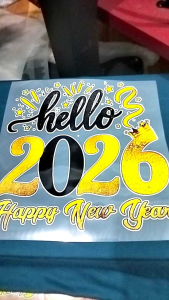 hello 2026 happy new year t-shirt family set for adult/kids sold per piece