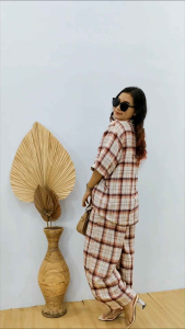 Set Momy by Oriani Setelan JUMBO BIG SIZE LD 120  LD 130  LD 140 V-Neck Piyama JUMBO