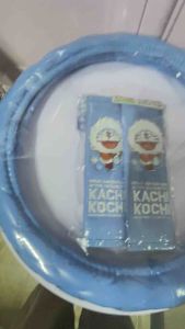 เซ็ทคู่ หุ้มพวงมาลัยหนัง หุ้มเบลท์หนัง Do สีฟ้า สำหรับรถยนต์รถกระบะ