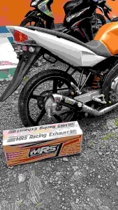 Slincer Bulat Black Coating Powder Inlet 50 MM Selencer Malaysia Style MRS Racing P 20 CM Sarteng rjm Dpj jhoe