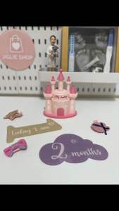 JIGLIE SHOP ACRYLIC CLOUDS BABY MONTHLY MILESTONES