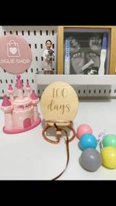 JIGLIE SHOP WOODEN BALLOON BABY MONTHLY MILESTONES CELEBRATTION