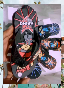 SENDAL JEPIT ANAK LELAKI MOTIF KARAKTER KARTUN TERPOPULER