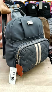 Tas Ransel Mini Wanita Terbaru Model Kekinian Bahan Nylon Halus Tebal Waterproof Anti Air Elegan Fashion Backpack Sekolah Travel