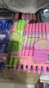 ปากกา Lamoon ปากกาลูกลื่น หมึกน้ำเงิน ขนาดเส้น 0.38 มม. ลายสวยน่ารัก สายมูเตรู เขียนลื่น(ราคาต่อ 1 ด้าม)