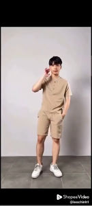 Bộ đũi nam mát nhẹ cổ V