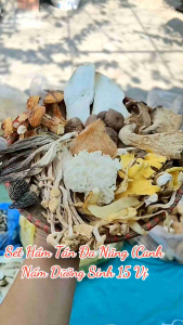 Canh Nấm Hầm Dữỡng Sinh 15 vị Thảo Mộc Nấm Quý Gói 150g