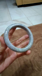 Ready Stock ~ Myanmar Natural Jade Bangle (Size 65+)