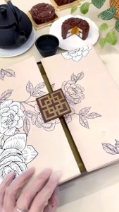 Cetakan agar ager mooncake pudding kue bulan jelly puding plastik