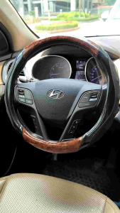 Bọc vô lăng ô tô vân Gỗ Camry Accord Civic Fortuner Santafe CRV Altis Cross Vios City Outlander Innova